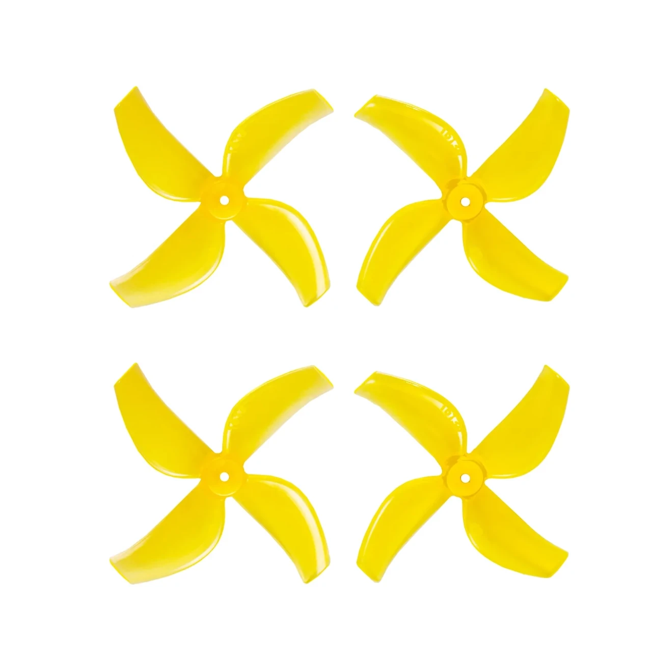 Gemfan 1613 40 мм 4 лопаті (1,5 мм вал) для дрона 1S FPV |мотор 1002-1102| (4 шт, Light Yellow)