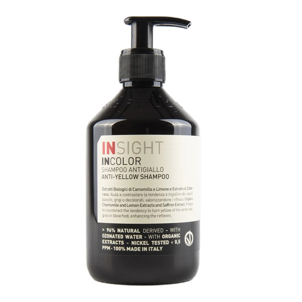 Шампунь проти жовтизни Insight Incolor Anti-Yellow Shampoo 400 мл, фото 1