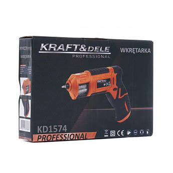 Викрутка акумуляторна 1300 мАч, 3,6 В Kraft&Dele KD1574 викрутка акумуляторна