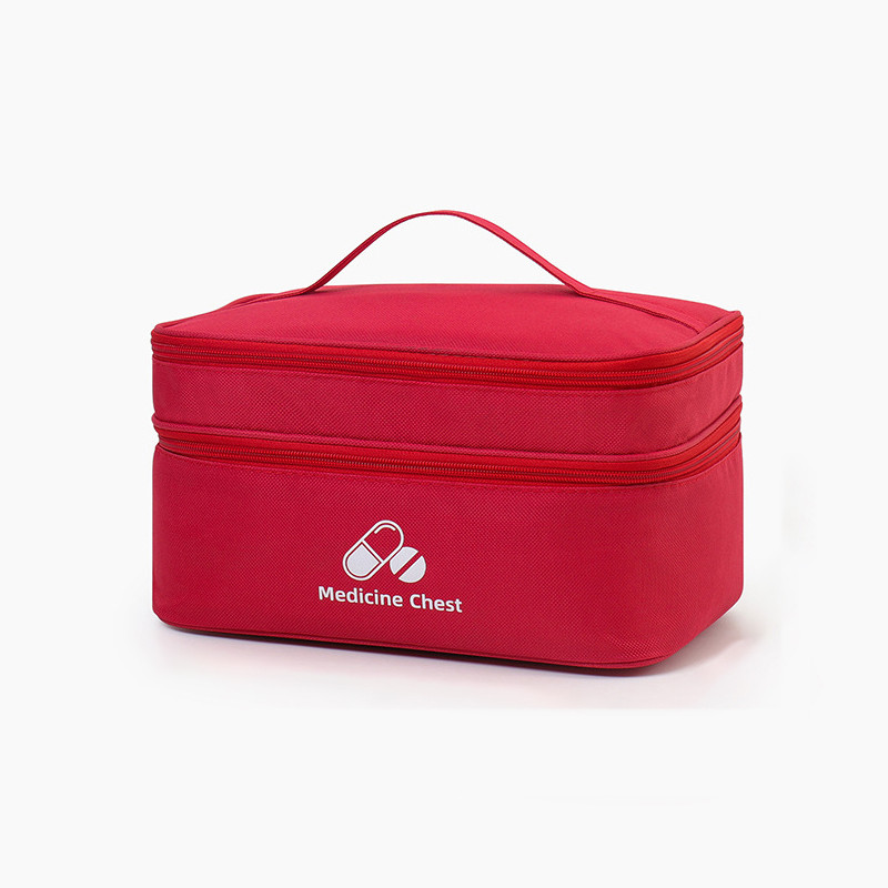 Аптечка, сумка-органайзер для медикаментів 28x20x15см Червоний ( код: IBC007MR ), фото 1