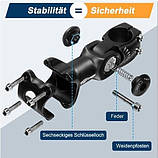 Велосипедний винос керма Toptrek, регульований 31,8 мм x 90 мм, алюміній, ±60°, фото 3