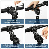 Велосипедний винос керма Toptrek, регульований 31,8 мм x 90 мм, алюміній, ±60°, фото 6