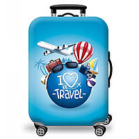 Чохол на валізу, розмір M (22-25") / Захисний чохол для багажу / Дорожній чохол для валізи