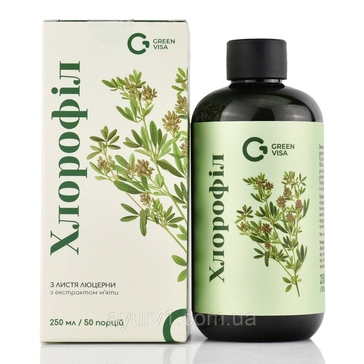 Хлорофіл, Грін Віза, GreenVisa 250ml, фото 1