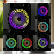 Акустична колонка з LED-підсвічуванням та мікрофоном SPS 8148, фото 5