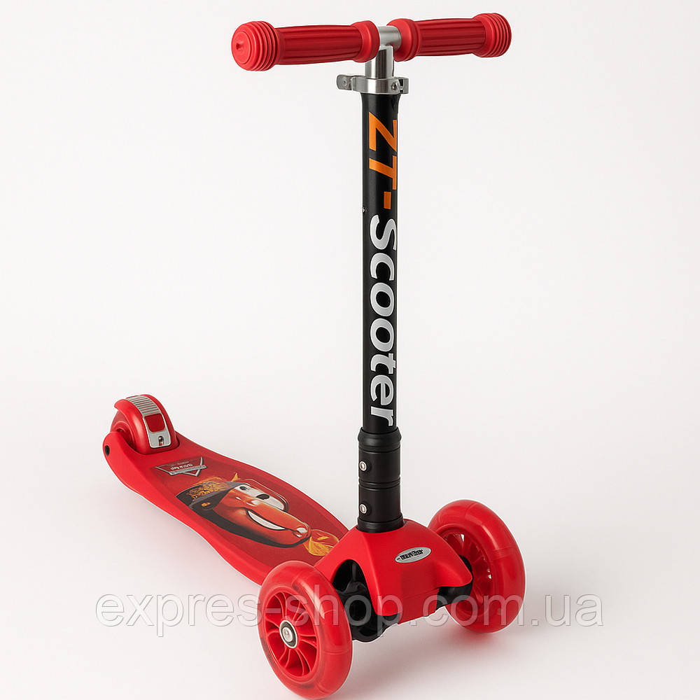 Дитячий самокат триколісний від 3 років, до 80 кг / Самокат для дітей / Триколісний самокат складаний, фото 1
