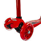 Дитячий самокат триколісний від 3 років, до 80 кг / Самокат для дітей / Триколісний самокат складаний, фото 4