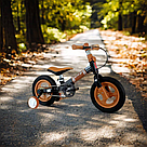 Дитячий біговел з додатковими колесами, Коричневий / Двоколісний біговел / Дитячий велосипед навчальний, фото 8