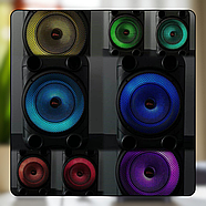 Акустична колонка з LED-підсвічуванням та мікрофоном SPS 8148, фото 9