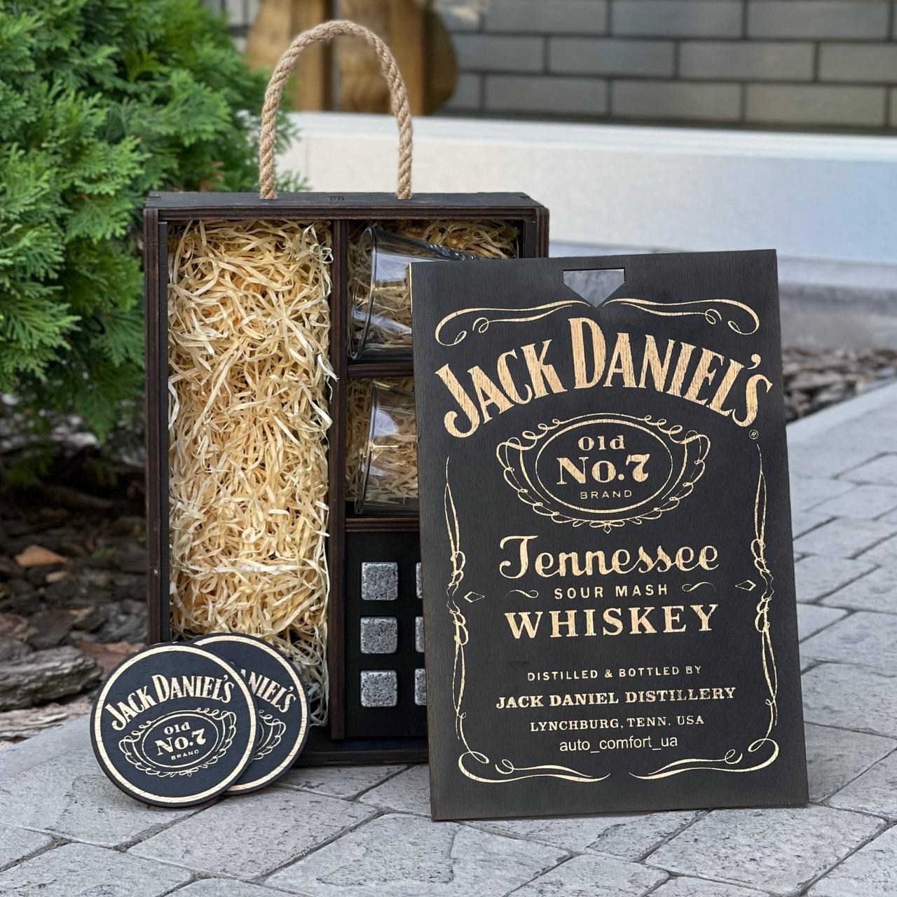 Подарунковий набір для віскі Jack Daniels, фото 1