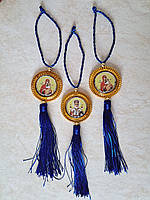 Оберіг підвіска для автомобіля синя