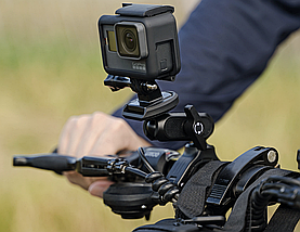 Кріплення тримач на кермо мотоцикла, велосипеда для екшн камери Xiletu QM-1, фото 4