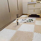 Дитячий килим пазл 20шт + Подарунок Намет ігровий Замок / Килимок-пазл плюшевий / Пазли на підлогу, фото 2