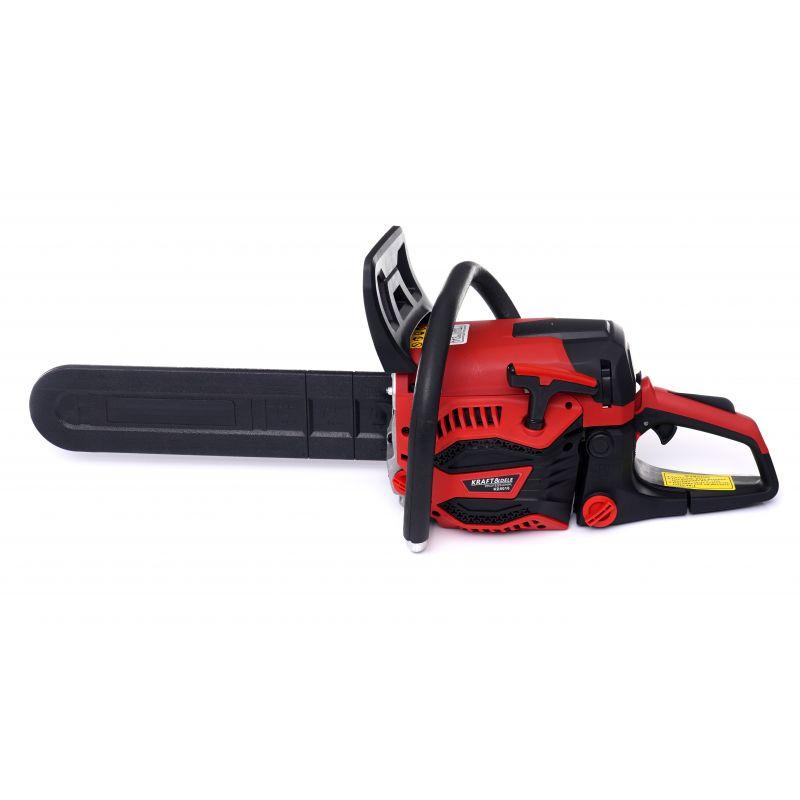 Бензинова ланцюгова пила 4,3 к.с. 40 см Kraft&Dele KD5010 бензопила для дому, фото 1