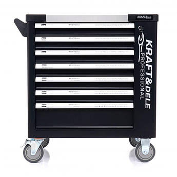 Інструментальний візок для майстерні 7 ящиків Kraft Dele KD1070 інструментальна шафа