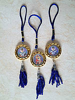 Оберіг підвіска для автомобіля синя