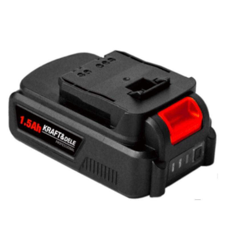Акумулятор для шуруповерта 1.5 Ач 18В Kraft & Dele KD1710 акумулятор для електроінструментів, фото 1