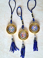 Підвіска для автомобіля з іконкою синя