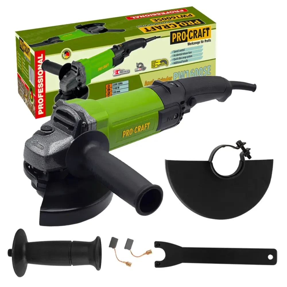 Болгарка Procraft PW-150/1600 SE, фото 1