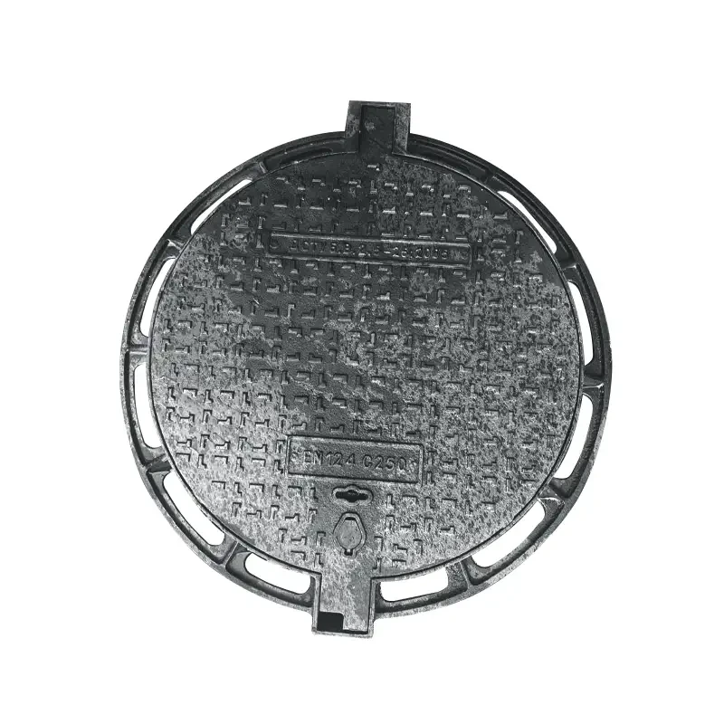 Люк чавунний типу С250 EN124 важкий з хутро. оброб. і з/у (d820 мм, h100 мм) ВЧ