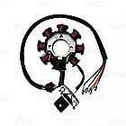 Генератор на мотоцикл 7+1 котушок на 3 болти 125/150/200 сс, фото 2