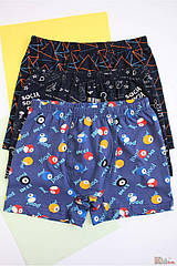 ОПТОМ Трусики боксери 3 шт. "Pool" для хлопчика (9-10 років) Pier Lone 2125000882406