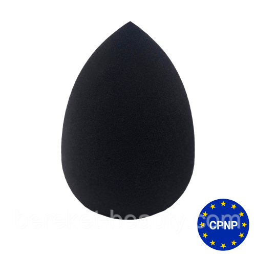 Спонж супер м'який Zola (капля чорний), фото 1