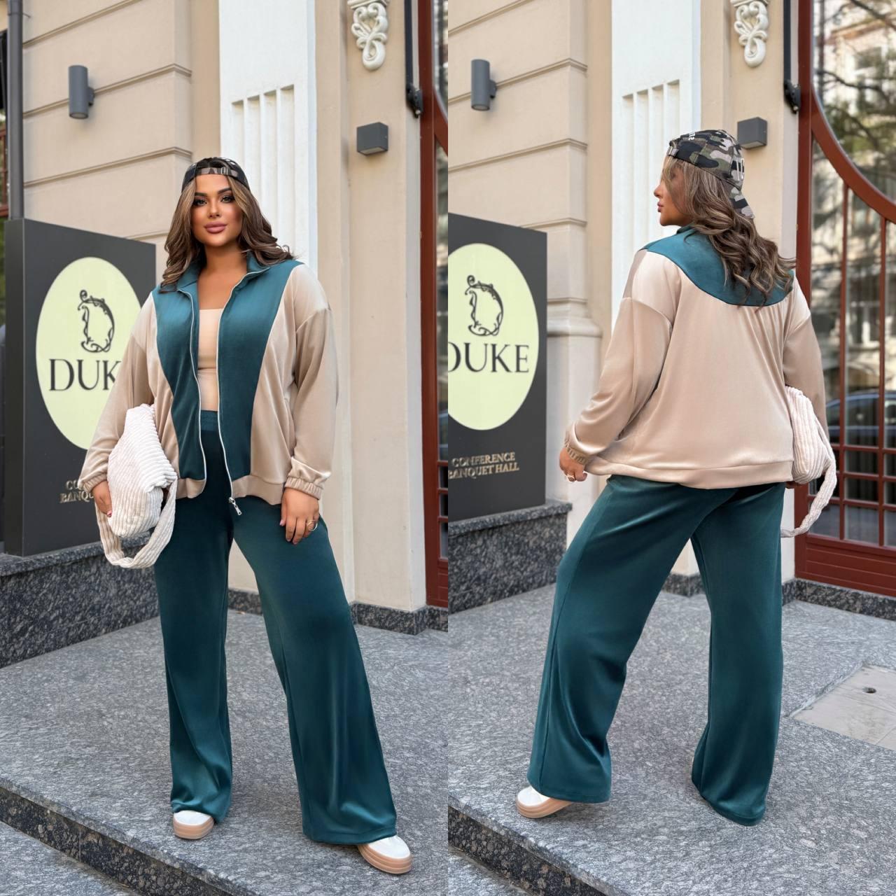 Костюм жіночий велюровий у кольорах 3017, фото 1