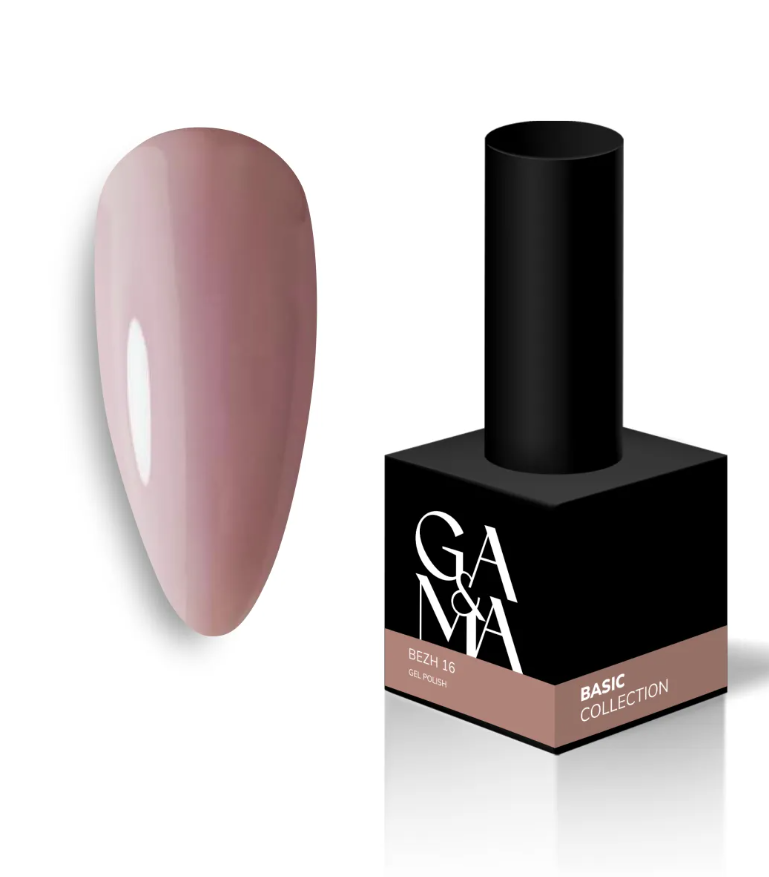 Гель-лак GA&MA Basic Collection №16 Bezh 10 мл, фото 1