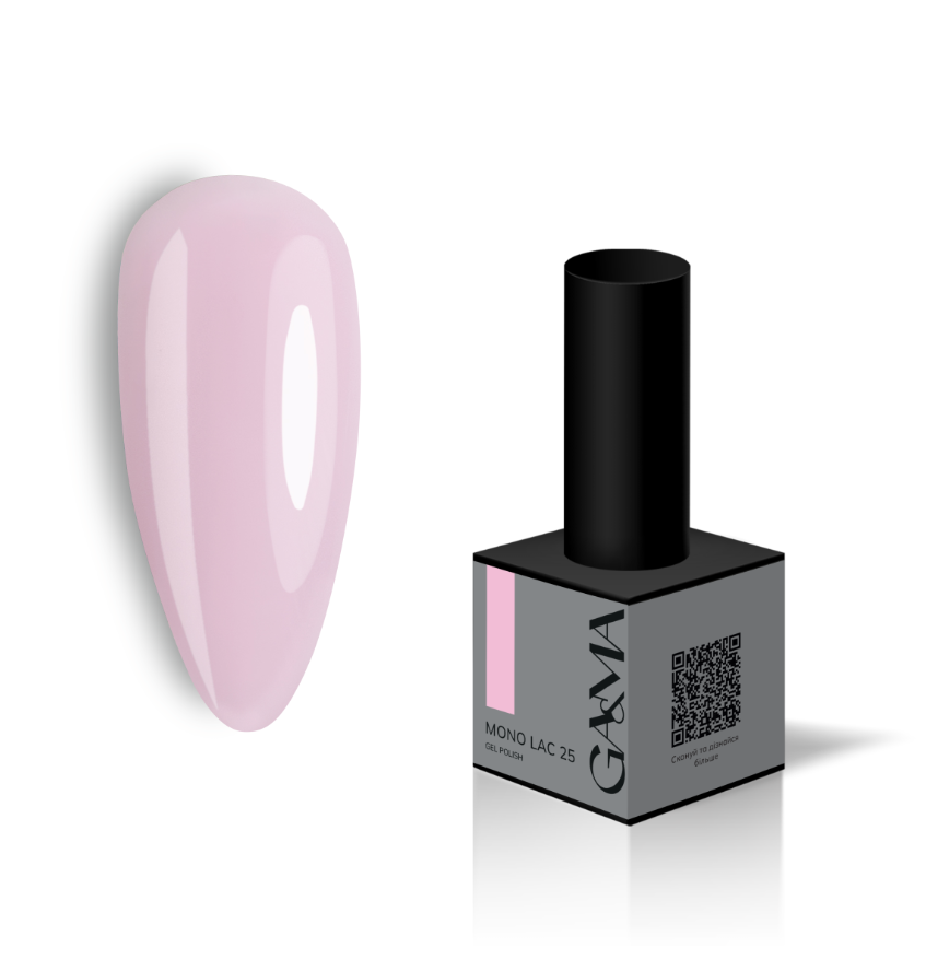 Моно лак для педикюру GA&MA Mono Lac №25 6 мл, фото 1