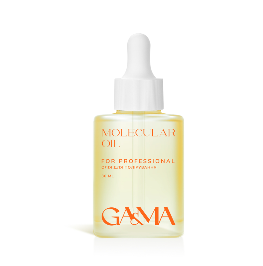 Олія молекулярна для поліровки шкіри (кутикули та стоп) GA&MA Molecular oil 30 мл, фото 1