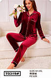 Піжама жіноча велюрова асорті, фото 2
