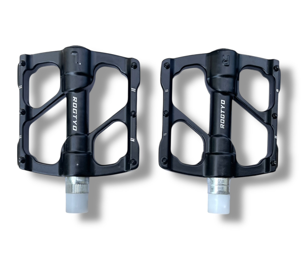 Педалі велосипедні Rogtyo з алюмінієвого сплаву на 4-х промислових підшипниках пара, фото 1