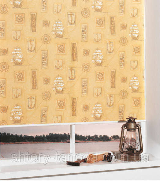 Штори в морському стилі регата, фото 1