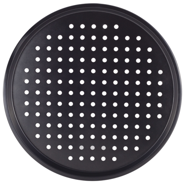 Форма для запікання піци 32 см з отворами Ofenbach із вуглецевої сталі, фото 1