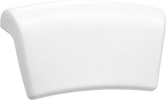 Подушка для ванни Koelaa, водонепроникна ергономічна 3D-подушка з присосками, біла, фото 1