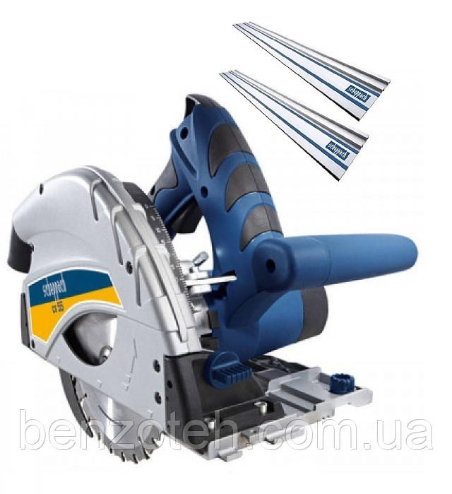 Пила занурювальна Scheppach PL 55 для пиляння заготовок на глибину до 55 мм диском 160 мм в діаметрі, фото 1