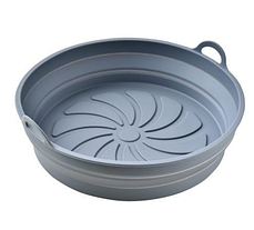 Складана силіконова форма для аерогрилю та випічки 20.5 см, фото 2