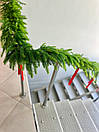 Хвойна гірлянда Forest лита 200 см зелена з салатовими кінчиками (ефект молодої хвої), упаковка 5 шт., фото 5