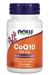 CoQ10 100 мг Now Foods 50 капсул