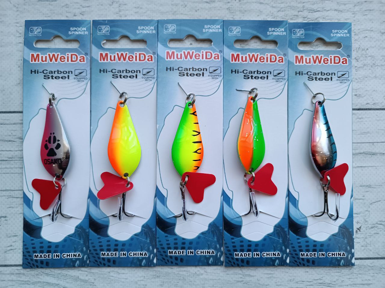 Блешня коливалка MuWeiDa Atom 14гр Атом 5шт Набір