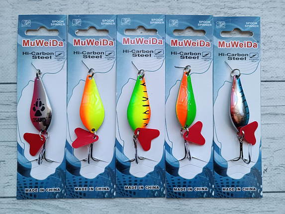 Блешня коливалка MuWeiDa Atom 14гр Атом 5шт Набір, фото 1