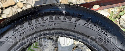 Шина Goodyear EfficientGrip 185/60R14 літні, залишок 6 мм, рік 2020, фото 5