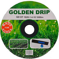 Крапельна стрічка емітерна GOLDEN DRIP 1620-1.4-10 100м