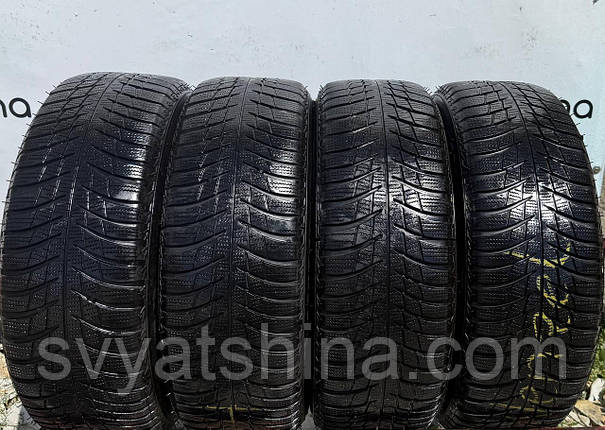 Шини 195/60R15 BRIDGESTONE BLIZZAK LM001 зимові, б/у, 5.5-6 мм, 2016 рік, фото 1
