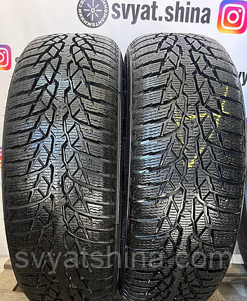 Шини б/у Nokian WR D4 195/65R15 зимові, залишок 8.7-8.4мм, рік 2015, пара., фото 1