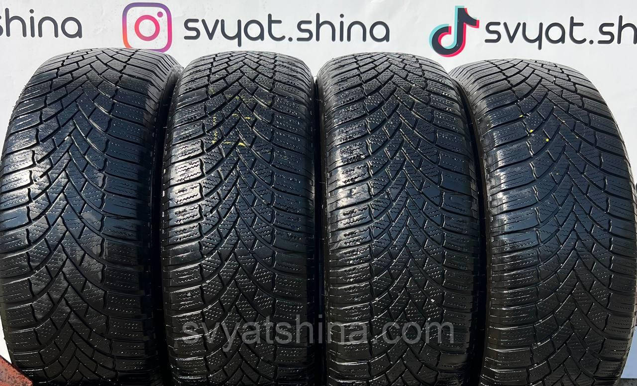 Шини б/у 205/60R16 BRIDGESTONE BLIZZAK LM 005 зима, залишок 5.9-5.3 мм, рік 2021, комплект 4 шт