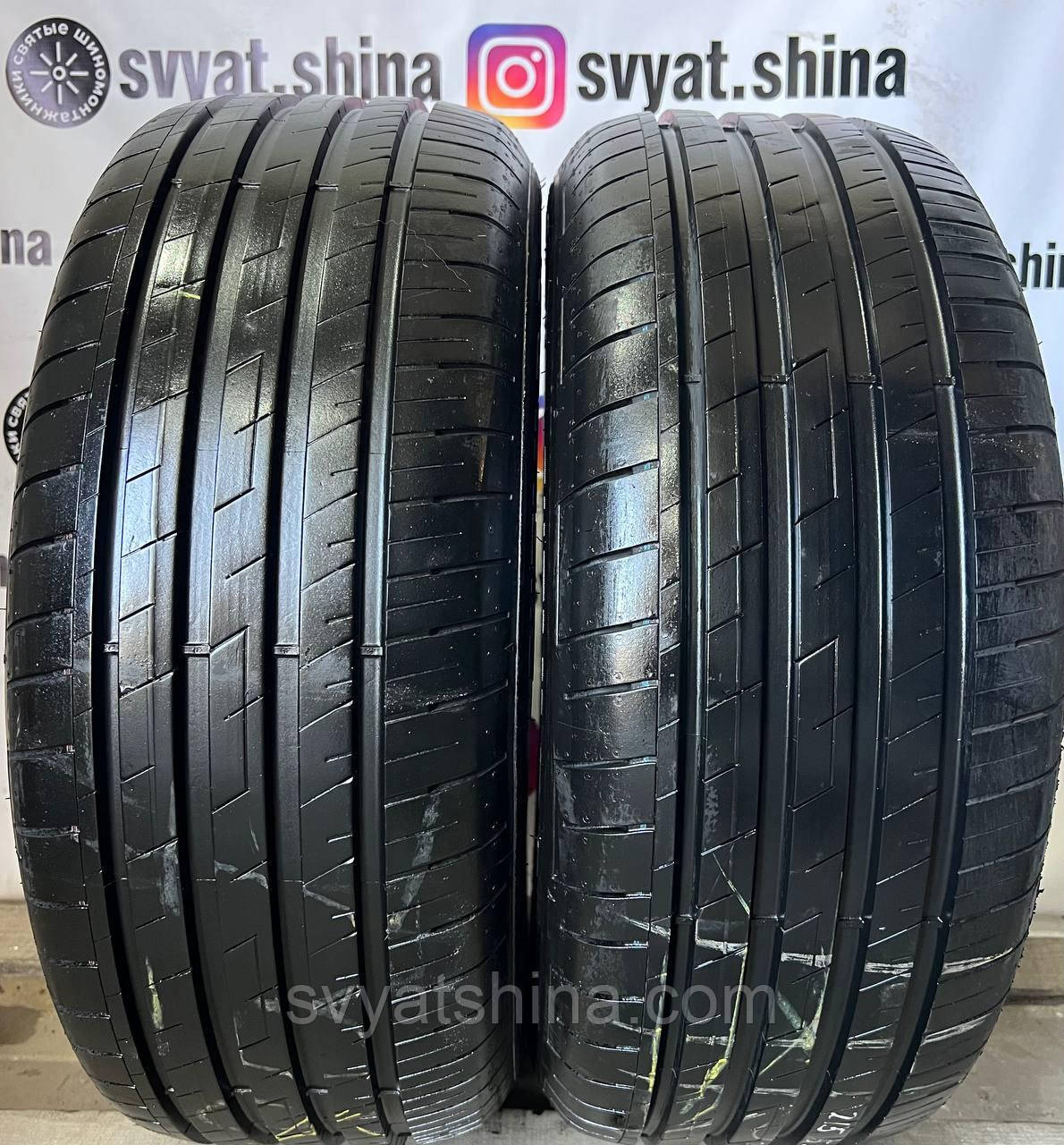 Шини б/у 215/55R16 FULDA Eco Control HP 2, літні, 2019 року, з залишком 8.4-7.7 мм, пара.