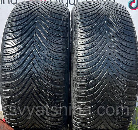 Шини б/у 215/55R17 MICHELIN Alpin 5 зима, залишок 5-4.3 мм, рік 2020, фото 1