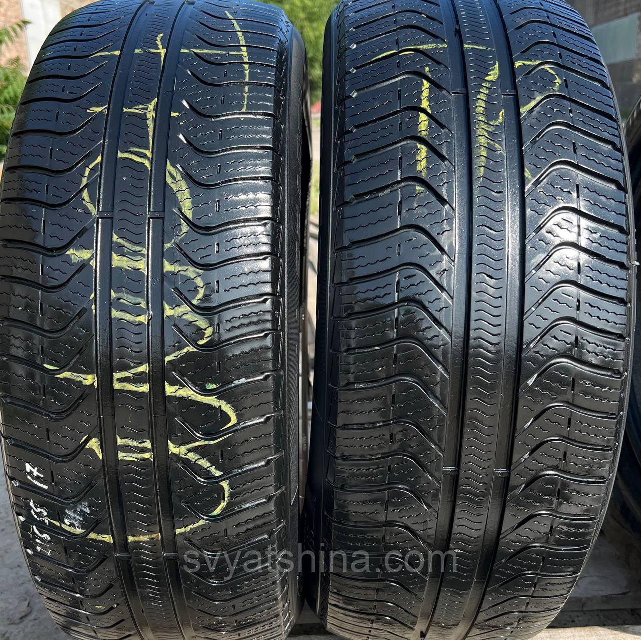 Шини 215/55R17 PIRELLI Ginturato All Season 2021, залишок 6-4.9 мм, пара.